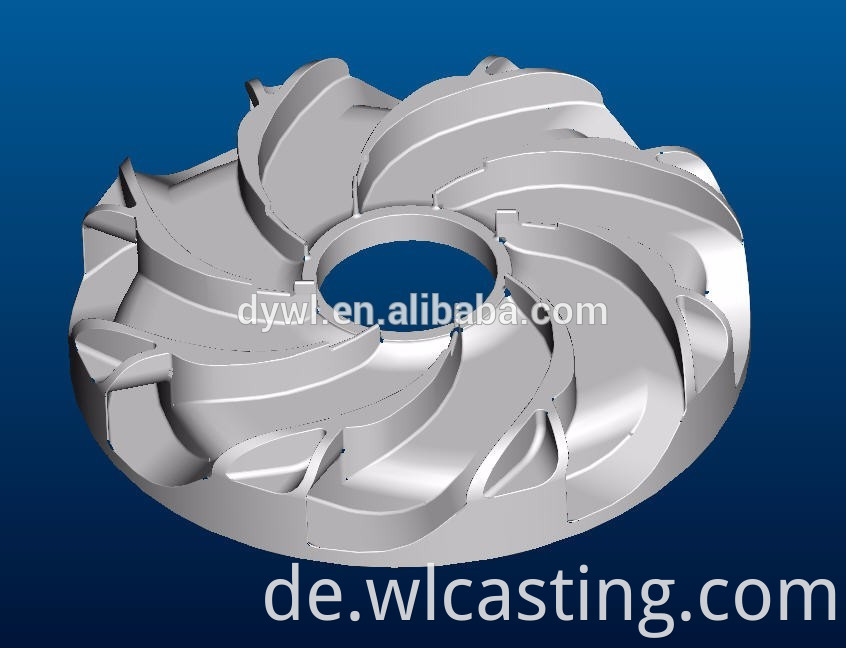 investment casting cnc machining pump impeller mold mould
